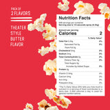 Winona Pure Popcorn Spray Variety Pack, Butter & Hot Sauce, For Popcorn & More, 5 oz, 2 Pack