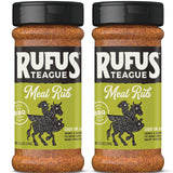Rufus Teague Meat Rub, 2 Pack, Premium Barbecue Seasoning & Dry Rub for Smoking and Grilling, Award-Winning Flavor for Beef, Pork & Chicken