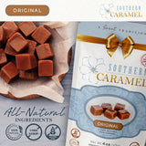 Southern Caramel Original Gourmet Caramels, Rich Buttery Caramel Candy, Handcrafted Sweet & Creamy Perfection, No Corn Syrup, Gluten Free