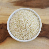 Anthony's Organic Hulled Sesame Seeds, 2 lb, White, Raw, Gluten Free, Non GMO, Keto Friendly