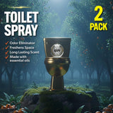 Clean Guy Pre-Poo Toilet Spray for Men, Poop Spray Odor Eliminator - Masculine Bathroom Deodorizer & Air Freshener with Essential Oils - Travel Size
