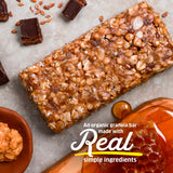 Kate’s Real Food Organic Granola Bars - Peanut Butter Hemp & Flax (2.2 oz, Pack of 12) - Organic Energy Bars Made with Gluten Free Oats - Non GMO, Soy