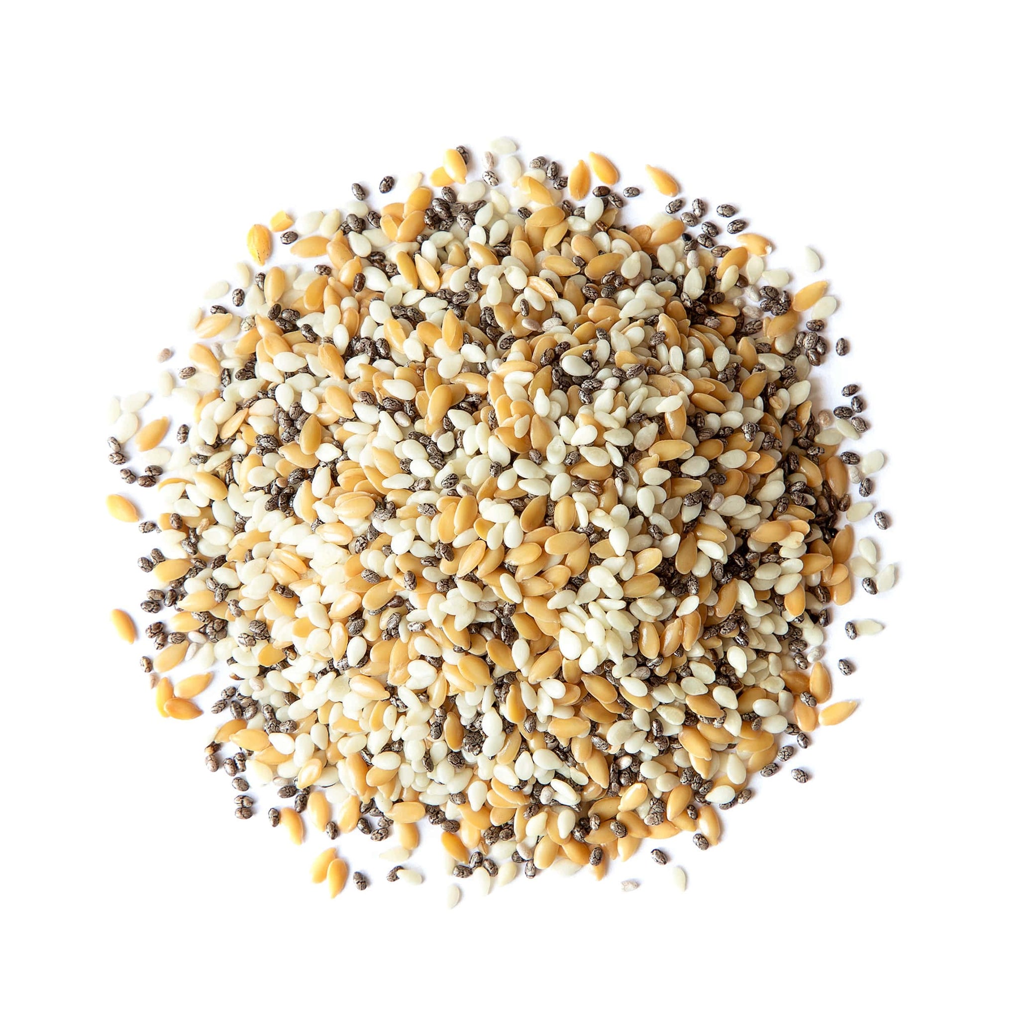 Food to Live Organic Omega-3 Seeds Mix with Flax, Chia and Sesame, 20 Pounds Non-GMO Whole Seeds, Raw, Kosher, Vegan. Rich in Omega 3 Fatty Acids