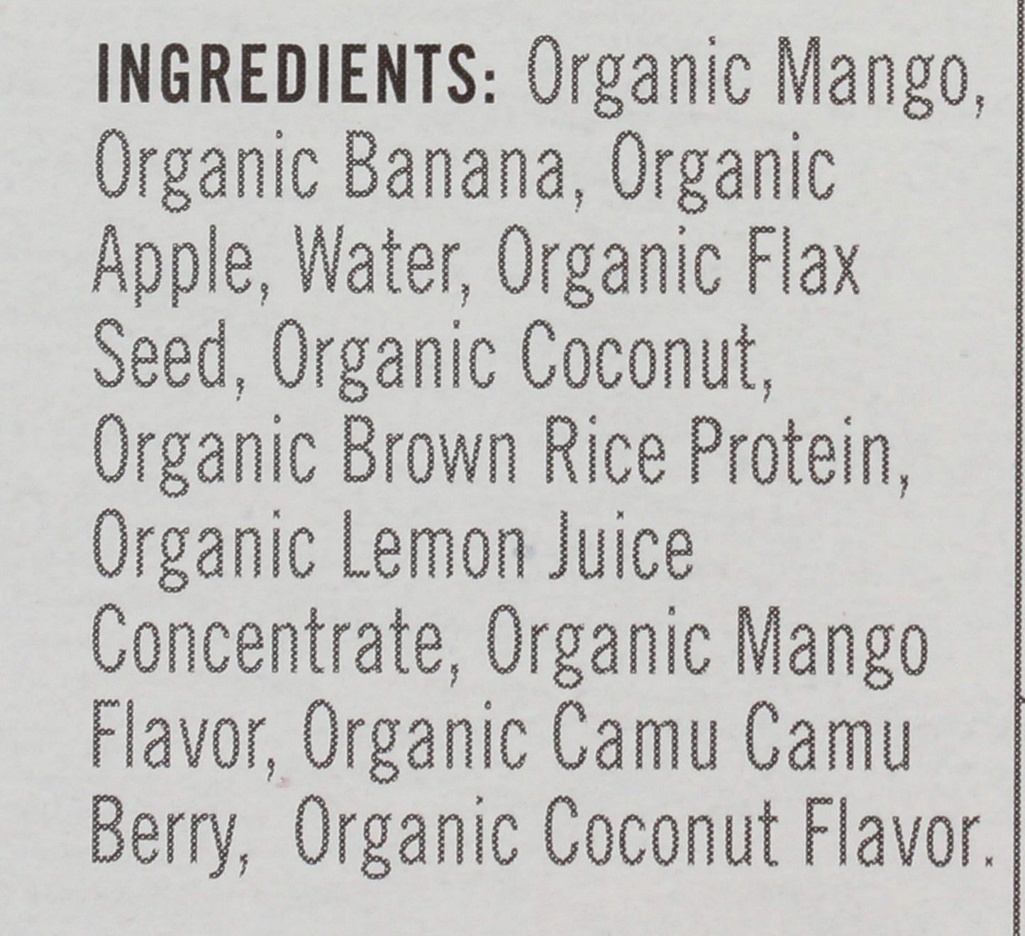 Noka Organic Mango Coconut Superfood Smoothie, 4.22 OZ
