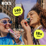 N!CK'S Keto Chocolate Mini Candy Bars - Coconut, No Added Sugar, Low Carb Snack, 140 Calories, Gluten-Free Sweets 18-Pack (15g Each)