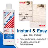 Incredible! Stain Remover - Stain Remover for Clothes, Laundry, Carpets, Mattress & Upholstery, Removes Most Household Stains - Pet Stains, Urine