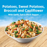 Birds Eye Steamfresh Shredded Potatoes and Sweet Potatoes with Broccoli and Cauliflower Florets, Convenient Frozen Vegetables, 10 OZ Bag