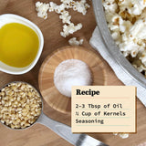 Organic White Popcorn Kernels 6 lb Bag, Non-GMO & Gluten Free, Sodium-Free, Pesticide-Free, Unsalted, Plant-Based, Sugar-Free, Old Fashioned