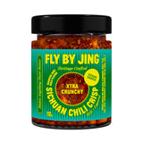 FLYBYJING Xtra Crunchy Sichuan Chili Crisp: Spicy, Tingly, Savory, Vegan, Nut-Free, Sugar Free Premium Chili Crunch - Good on Noodles, Proteins