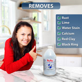 Ring King Toilet Bowl Cleaners | 64oz Toilet Bowl Cleaner Liquid Fast Acting Bathroom Cleaner For Calcium, Water, Rust, Red Clay & Lime Stains - No