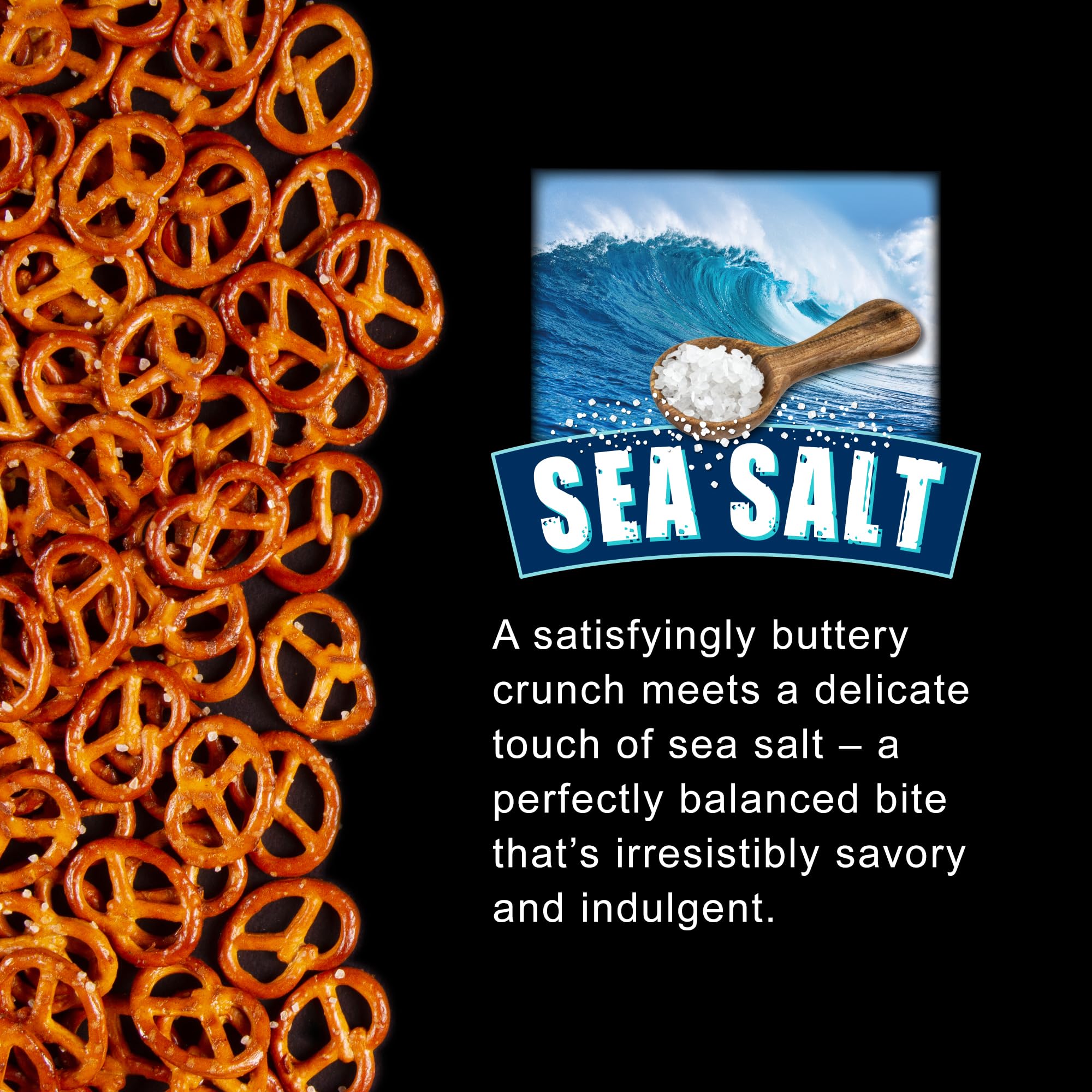 Knotty Pretzels - "The Official Pretzel of Beer" 7.5 oz Individual Seasoned Pretzels in Resealable Pretzel Snack Bags, The Perfect Pairing for Beer