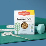 Pastabilities, Lower Calorie Pasta, Ruffles - 100 Calories/Serving Low Net Carbs, Low Calorie, Non-GMO, High Fiber, Vegan, Plant-Based, Enhanced