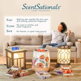 ScentSationals Spooky Donuts Scented Wax Melts - Pumpkin, Cream Cheese, & Brown Sugar, 10oz (24 Cubes)