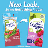 Crystal Light Green Tea Raspberry Drink Mix (20 Pitcher Packets, 4 Canisters of 5)