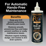 iFLO® Extreme A/C Drain Line Cleaner - Fast-Acting, Long-Lasting HVAC System Solution for Tough Clogs & Buildup - Professional Liquid Drain Cleaner