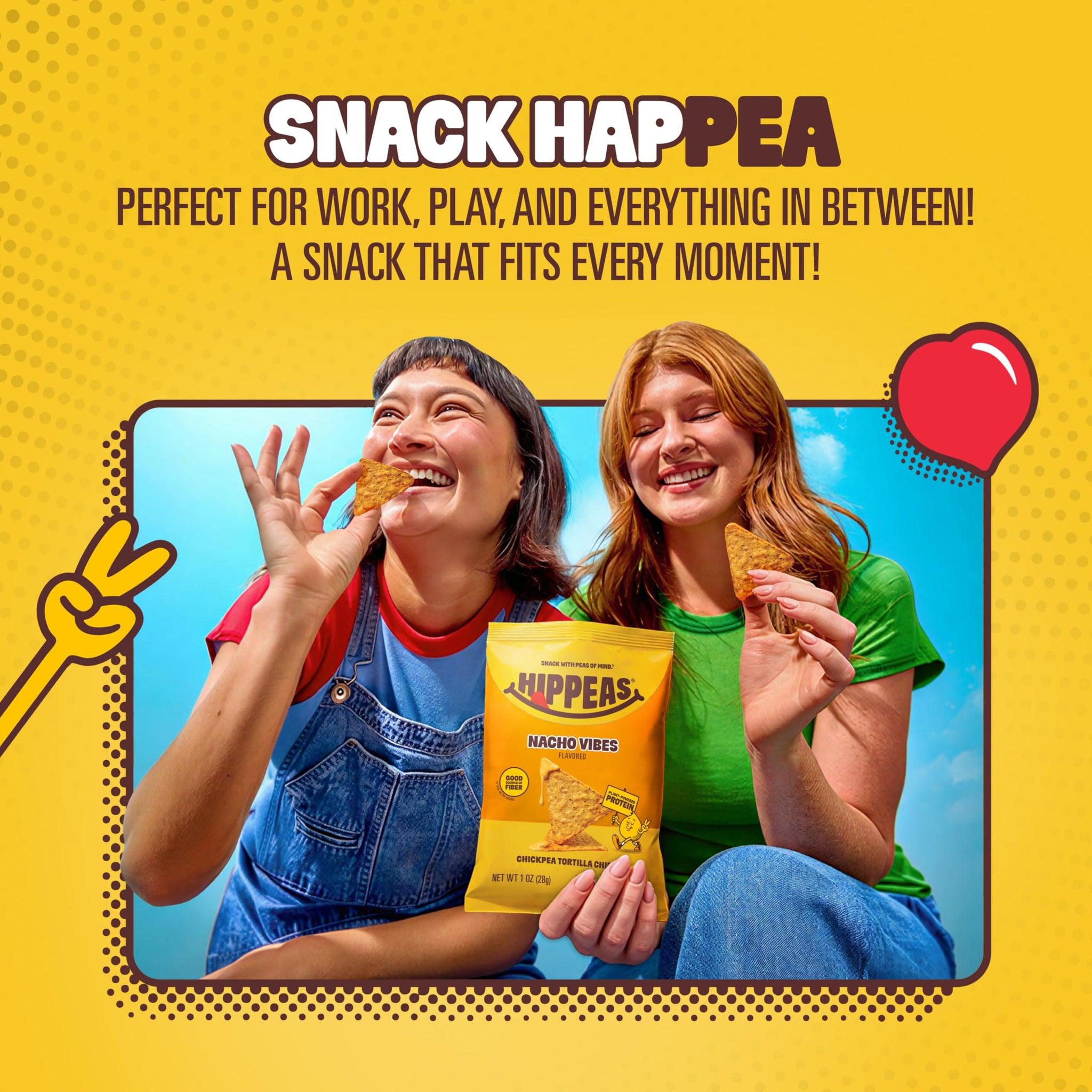 Hippeas Chips Tortilla Nacho Vbs 5 OZ