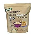 Anthony's Organic Pancake Mix, 1 lb, Dairy Free, Gluten Free, Non GMO