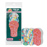 Scotch-Brite Pop Up Kitchen Sponges, Unique Compressed Kitchen Sponge for Cleaning Gently, Floral Pattern Dish Scrubber that Expands with Water, 3
