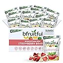 bfruitful Freeze-Dried Strawberry Banana, Freeze Dried Fresh Fruit Bites, Gluten Free, Vegan, Dairy Free, Kosher, No Sugar Added, Non GMO, Healthy