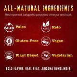 RetailSource Arizona Gunslinger Smokin' Red Jalapeño Pepper Sauce, 5 oz., 3 Bottles