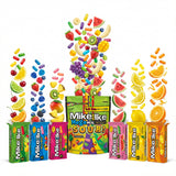 Mike and Ike Sour Theatre Box Variety Pack - 1x Mega Mix Sour 28.8oz + 6x Changemakers (Mixed flavors) + 1x Thank You Card - Candy Variety Pack, Bulk
