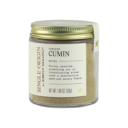 Simply Organic Single Origin Turkish Cumin, Organic, 1.96 Ounce