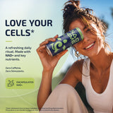 NAD4Me Minty Lime Cellular Energy Drink, Sparkling, Zero Caffeine, 4-Pack