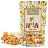 Green Jay Gourmet Popcorn - Butter Rum Crunch Caramel Popcorn - Handmade & Fresh Chocolate & Caramel Corn - Great Gift for Chocolate Lovers - 8 Ounce