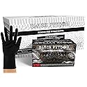 BLACK PYTHON HD 8 MIL Nitrile Disposable Gloves, Latex & Powder Free, Industrial, Raised Diamond Texture, Case/1000, X-Large