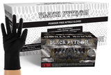 BLACK PYTHON HD 8 MIL Nitrile Disposable Gloves, Latex & Powder Free, Industrial, Raised Diamond Texture, Case/1000, X-Large