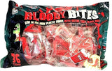 Bloody Bites Glow In The Dark Plastic Fangs With Oozing Candy Blood Bags Watermelon Flavor 36 Count Bag