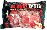 Bloody Bites Glow In The Dark Plastic Fangs With Oozing Candy Blood Bags Watermelon Flavor 36 Count Bag