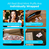 Red Bird Cotton Candy Flavored Candy, Puff Mints Individually Wrapped, 52 oz Tub