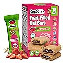 Snakkidz Fruit Filled Oat Bar Minis, Great for Lunchboxes & On the Go Snacking, Naturally Gluten Free, Soft Baked Breakfast Bar for Kids