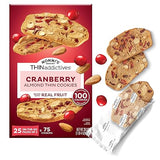 Nonni's Thinaddictives Cranberry Almond Thin Cookies, 75 Cookies, 20.3 oz, 100 Calories per Pack