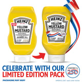 Heinz Yellow Mustard, 20 oz Bottle
