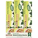 Heaven & Earth Gluten Free Brown Rice Pasta Fetuccinni, 12oz (3 Pack) | Great Texure | Real Pasta Taste & Mouthfeel | Whole Grain Gluten Free Pasta | Linguine Style | Kosher