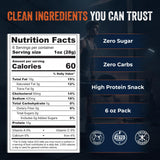 Rugged Unleashed Grass Fed Beef Sticks - Premium Carnivore Snacks With High Protein Meat Sticks, Savory Beef Jerky Snack Sticks, Carnivore Bar, No
