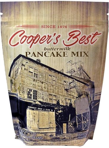 Cooper’s Best: Buttermilk Pancake and Waffle Mix (2.5 LB Bag) - Based On Original 1876 Recipe - An Old Favorite Perfect for Any Time - Premium Milled Flour - Made in the USA - 28 Servings
