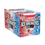 ICE BREAKERS Duo Fruit Plus Cool Strawberry Flavored Sugar Free Mints Pucks, 1.3 oz (8 Count)