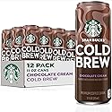 Starbucks Cold Brew Coffee, Chocolate Cream, 11 fl oz Cans (12 Pack), Premium Coffee Drink, Iced Coffee