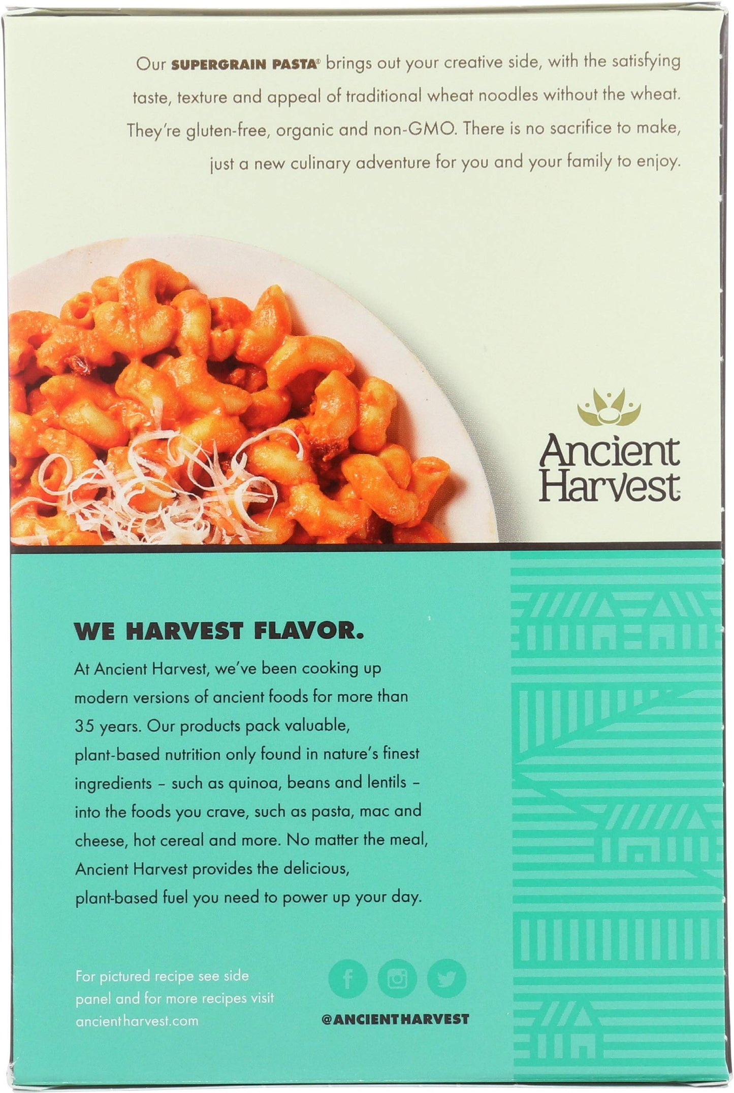 Ancient Harvest Quinoa Pasta, Elbows, 8 Ounce