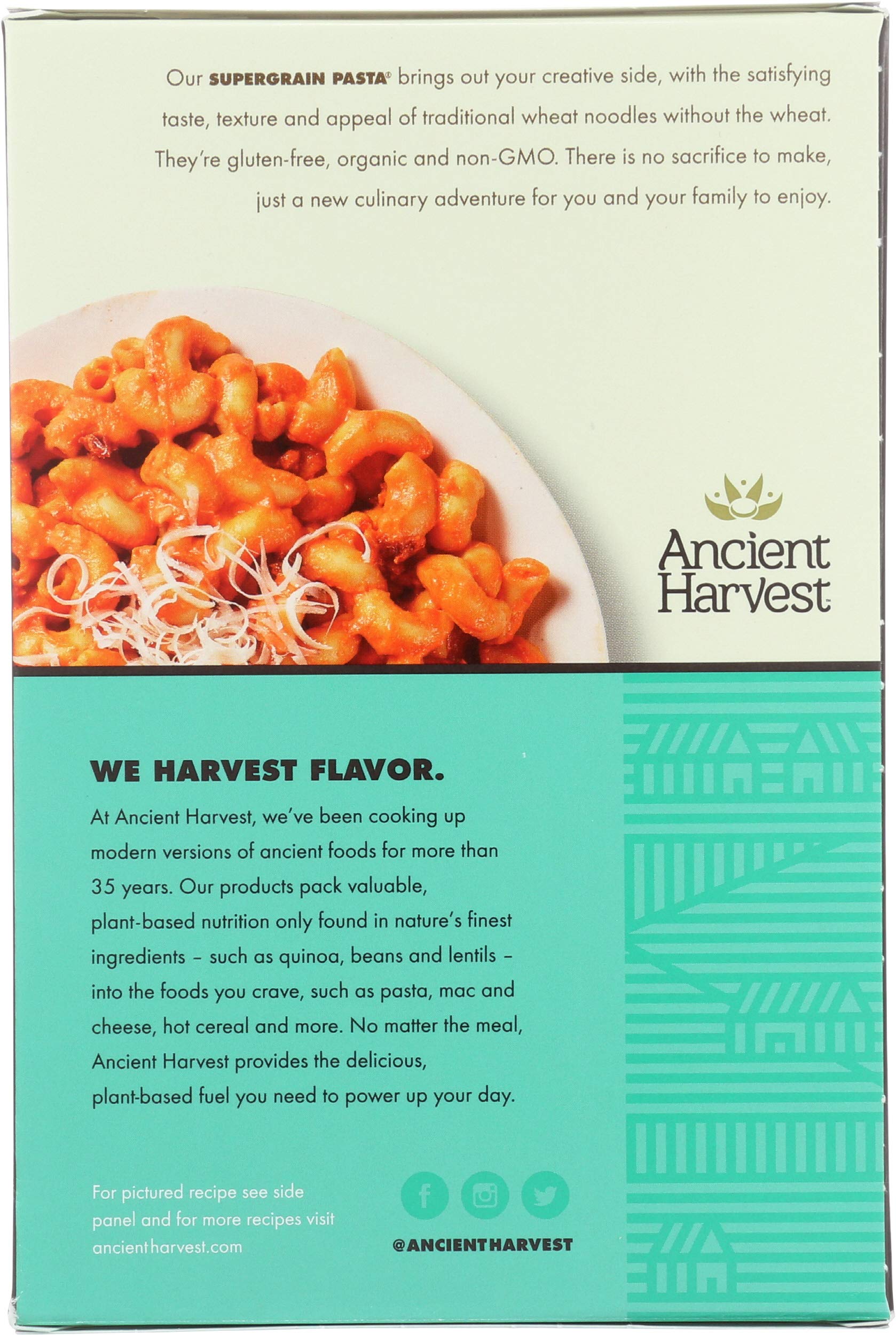 Ancient Harvest Quinoa Pasta, Elbows, 8 Ounce
