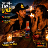 TASTY Pepper Sauce HOT & SPICY - Bold Caribbean Hot Sauce, Scotch Bonnet Pepper Blend, Flavor-Packed Gourmet Hot Sauce with Medium to Hot Heat