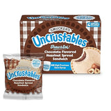 Smucker’s Uncrustables Chocolate Flavored Hazelnut Spread Sandwiches, 4 Count, 1.8 Oz. Each, Frozen
