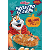 Kellogg's Frosted Flakes Cold Breakfast Cereal, 7 Vitamins and Minerals, Limited Edition, Pumpkin Spice, 10.6oz Box (1 Box)