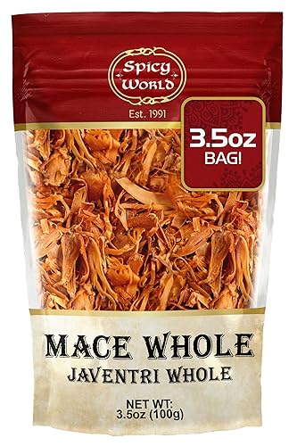 Spicy World Mace Whole 3.5oz (100g) - Javathri, Pure, Natural, Nutmeg's Rind