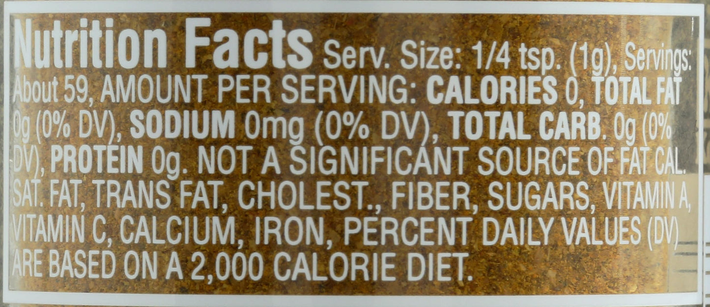 Morton & Bassett Curry Powder, 2.3 oz - Non-GMO, Salt-Free, Bold and Flavorful Blend for Curries, Stews & Indian Dishes