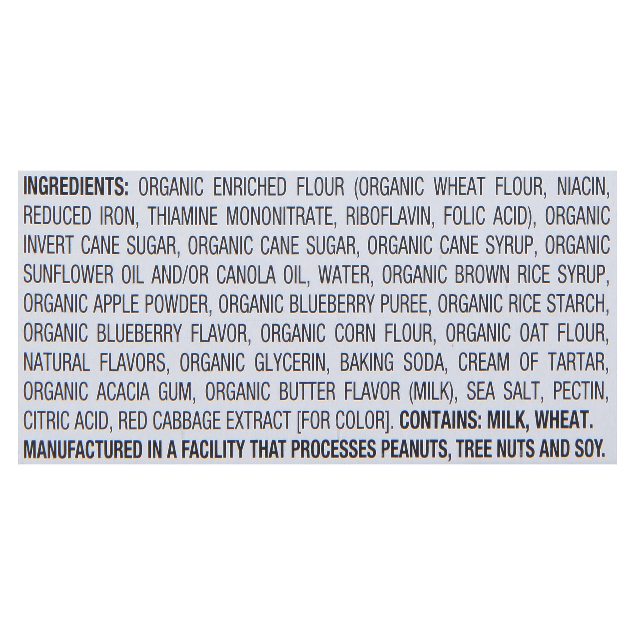 Earth's Best Organic Kids Snacks, Sesame Street Toddler Snacks, Organic Sunny Days Snack Bars for Toddlers 2 Years and Older, Blueberry with Other