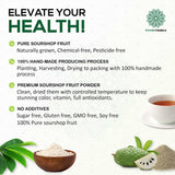 Soursop Leaves Tea Bags - 100% Natural Graviola Leaf Herbal Tea - Pure Dried Soursop Leaves for Infusion - Caffeine-Free Herbal Tea Bags